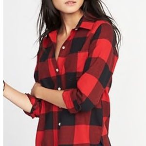 Relaxed Plaid Twill Classic Shirt
